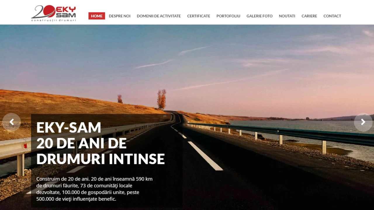 Noul website al companiei